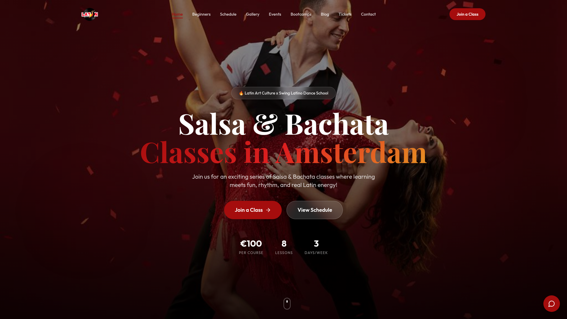 Latin Art Culture — website screenshot