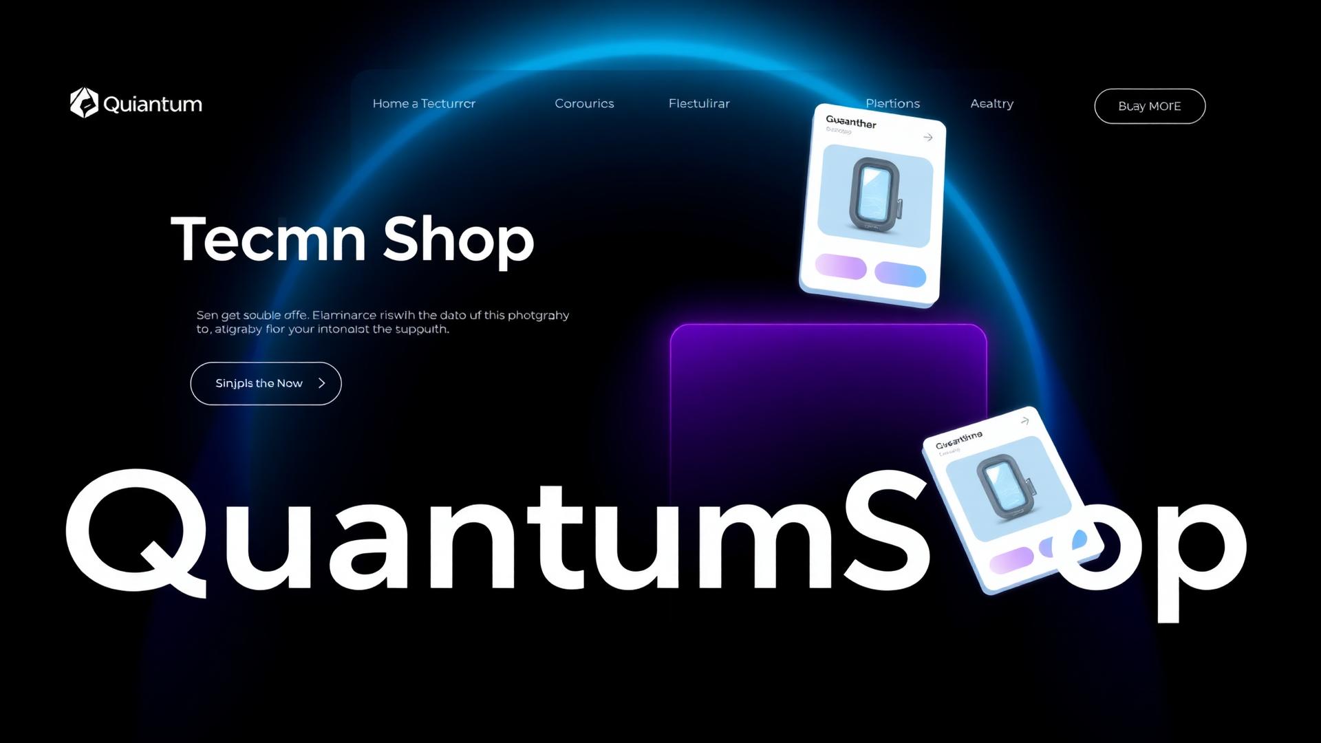 QuantumShop — website screenshot